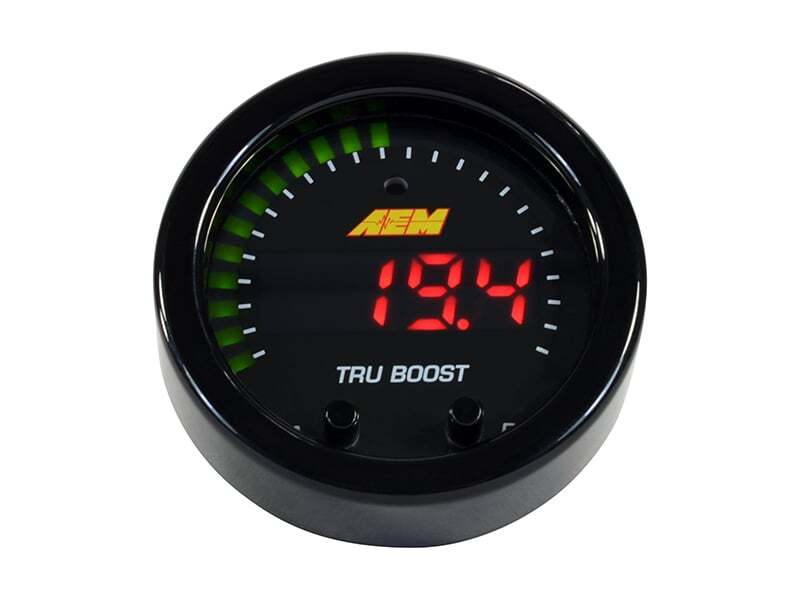 AEM 30-0352 X-Series Tru-Boost Controller Gauge w/ Boost Control Solenoid 80PSIg Internal MAP Sensor