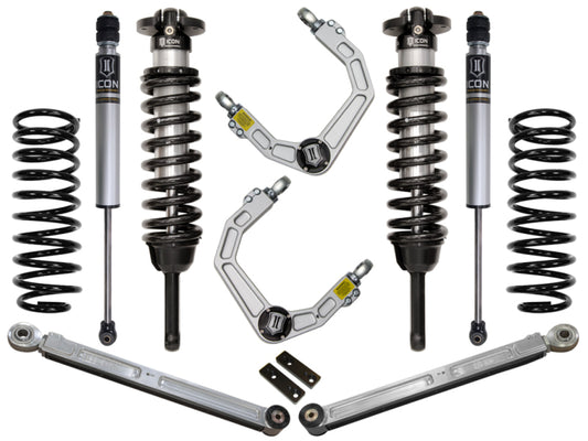 ICON K53053 03-09 Toyota 4Runner/FJ 0-3.5in Stage 3 Suspension System w/Billet Uca