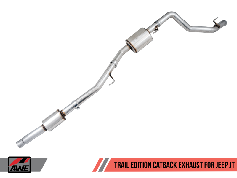 AWE Tuning 3015-21001 20-21 Jeep Gladiator JT 3.6L Trail Edition Cat-Back Exhaust