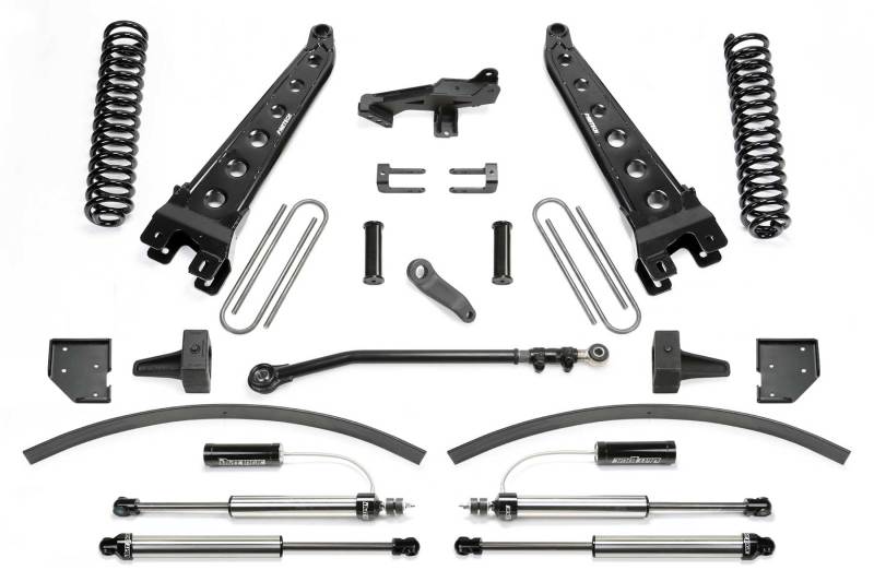 Fabtech K2297DL 17-21 Ford F250/F350 4WD Diesel 8in Rad Arm Sys w/Coils & Dlss Resi Shks