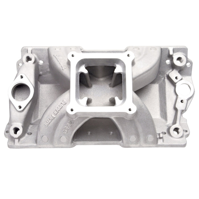 Edelbrock EDE2859 SBC Victor Manifold - Glidden 18 Degree