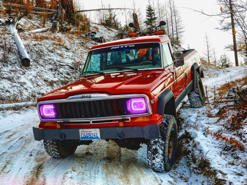 ORACLE Lighting 6908-333 Oracle Pre-Installed Lights 7x6 IN. Sealed Beam - ColorSHIFT Halo