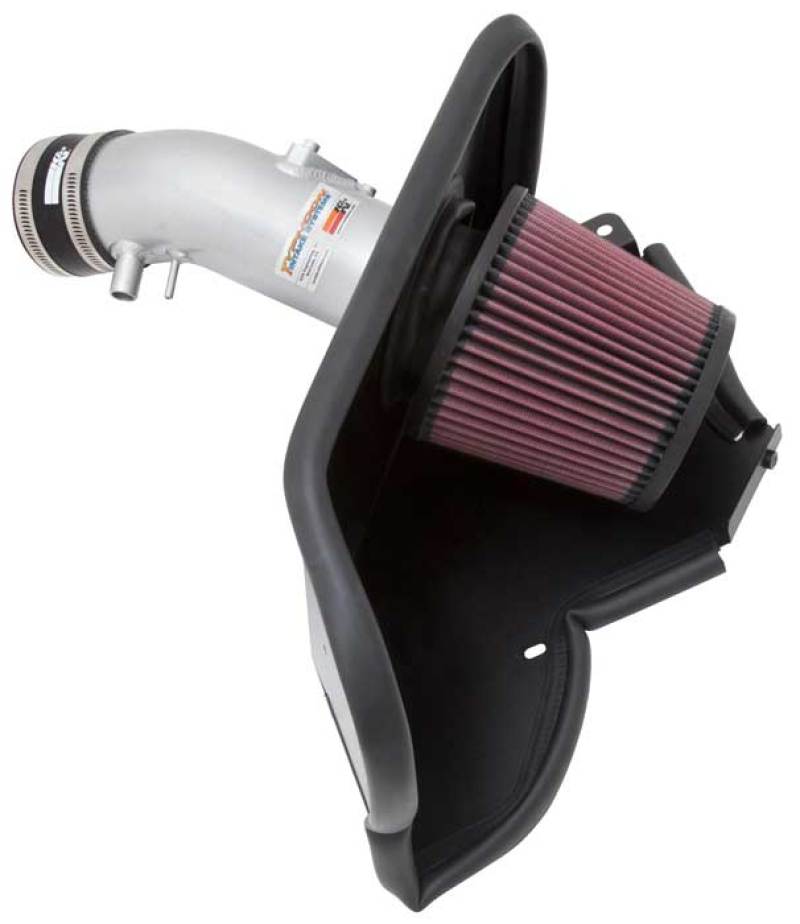 K&N Engineering 69-8618TS K&N 12 Toyota Camry 3.5L V6 Silver Short RAM Typhoon Intake