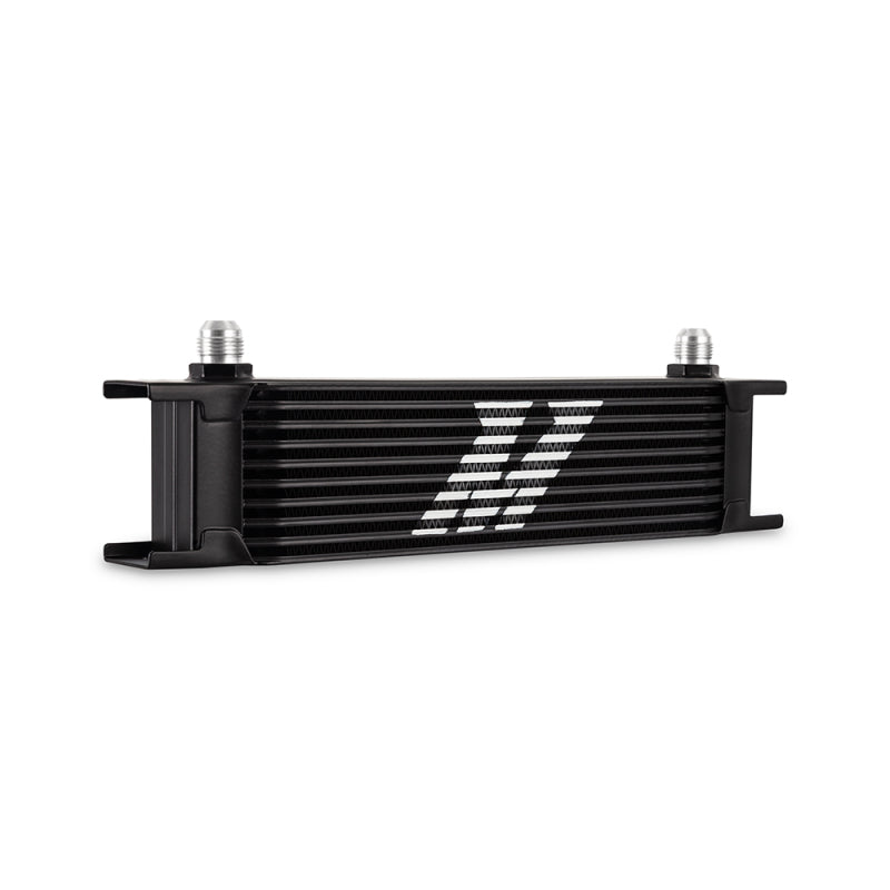 Mishimoto MMOC-10-8BK Universal -8AN 10 Row Oil Cooler - Black