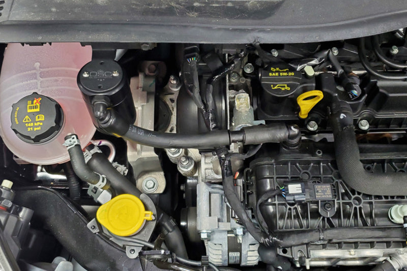 J&L 3053P-B 16-19 Ford Escape 1.5L EcoBoost Passenger Side Oil Separator 3.0 - Black Anodized