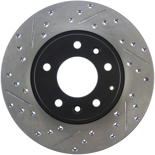 Stoptech 127.45051R StopTech Slotted & Drilled Sport Brake Rotor