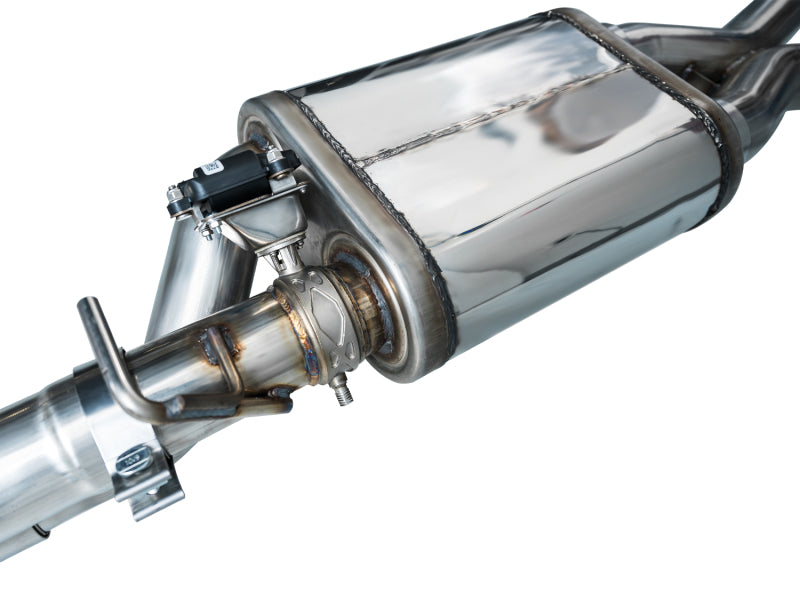AWE Tuning 3025-31327 22-24 Ford Bronco Raptor 4WD Dual BashGuards Cat-Back SwitchPath Exhaust (No Tips)