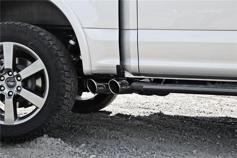 MBRP S5260AL 15-16 Ford F-150 2.7L/3.5L/5.0L 3in Cat Back Single Side Pre-Axle Dual Exit ALU