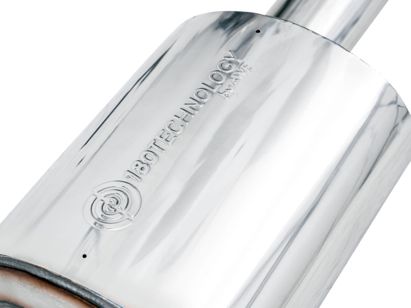 AWE Tuning 3015-43204 4th Gen GM 1500 6.2L 0FG Catback Split Rear Exit (w/ Bumper Cutouts) - Quad Diamond Tips