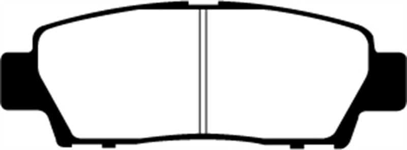EBC DP21714 95-96 Toyota Avalon 3.0 Greenstuff Rear Brake Pads