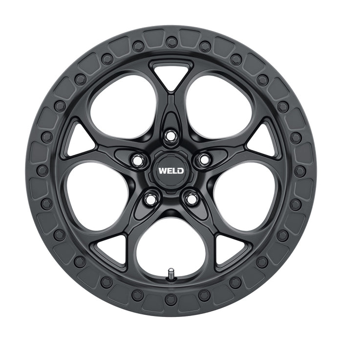 Weld W10879075450 Off-Road W108 17X9.0 Ledge 5X127 ET-12 BS4.50 Satin Black 71.5