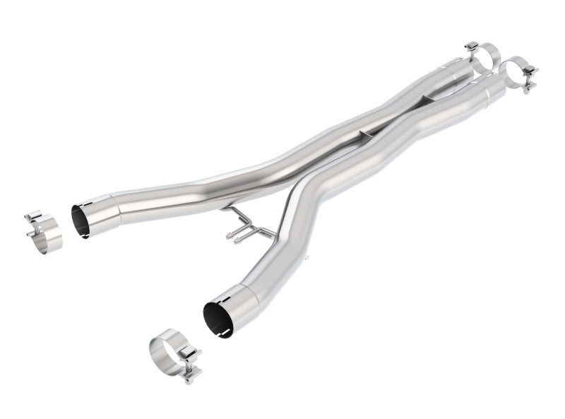 Borla 60548 2014 Chevy Corvette Stingray X-Pipes (Smog Legal Cut and Clamp)