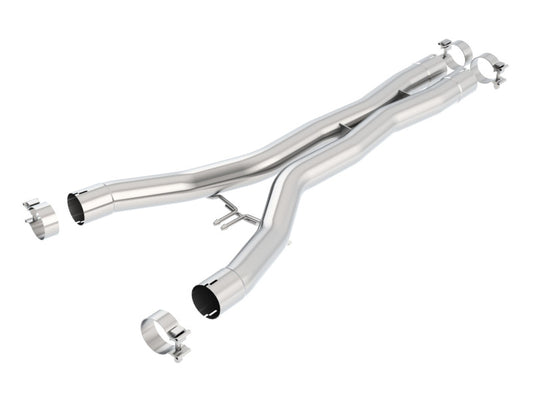Borla 60548 2014 Chevy Corvette Stingray X-Pipes (Smog Legal Cut and Clamp)
