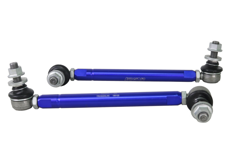 Superpro TRC12200 SuperPro 2001 Toyota Highlander Limited Front HD Adjustable End Link Set (12mm Studs 254mm-305mm)