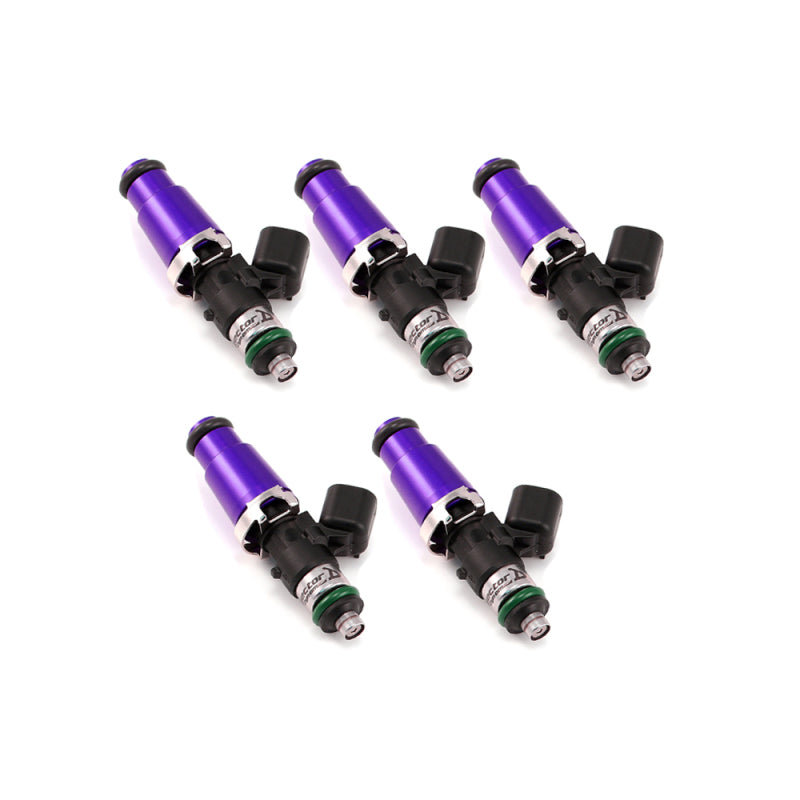 Injector Dynamics 1700.60.14.14.5 1700cc Injectors - 60mm Length - 14mm Purple Top - 14mm Lower O-Ring (Set of 5)