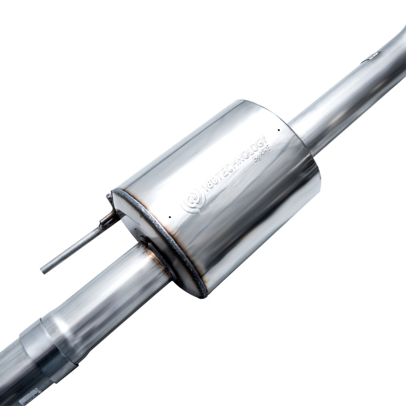 AWE Tuning 3020-33402 2021+ Ford F-150 Tremor (w/ Bumper Cutouts) 0FG Non-Resonated Catback -Diamond Black Tips