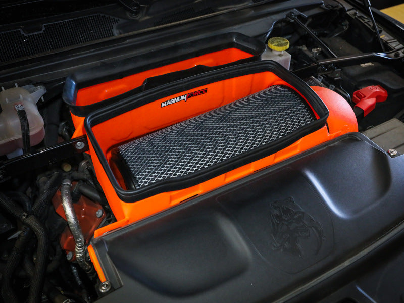 aFe 54-13072KN 21-23 RAM 1500 TRX V8-6.2L SC Magnum FORCE Stage2 Orange Edition Cold Air Intake System w/Pro 5R