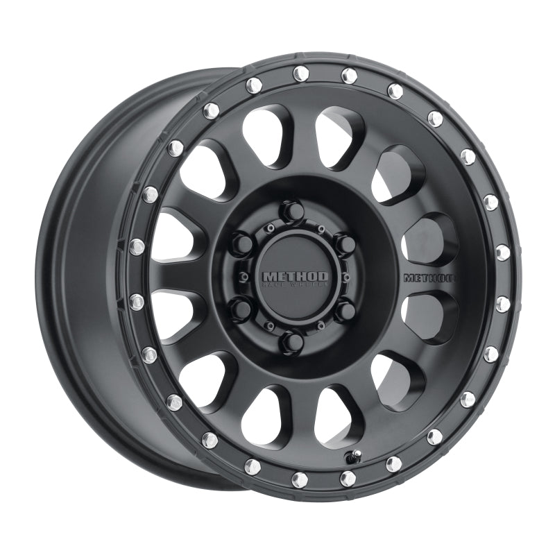 Method Wheels MR31579060512N Method MR315 17x9 -12mm Offset 6x5.5 106.25mm CB Matte Black Wheel