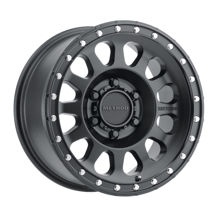 Method Wheels MR31578560500 Method MR315 17x8.5 0mm Offset 6x5.5 106.25mm CB Matte Black Wheel