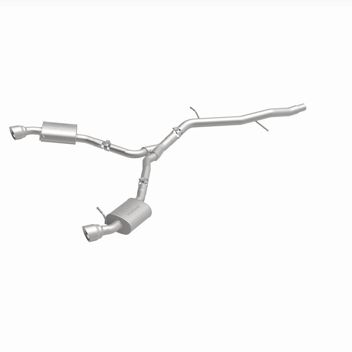 Magnaflow 19390 MagnaFlow 18-19 Audi A5 Dual Exit Polished Stainless CatBack Exhaust - 3in Main Piping Diameter