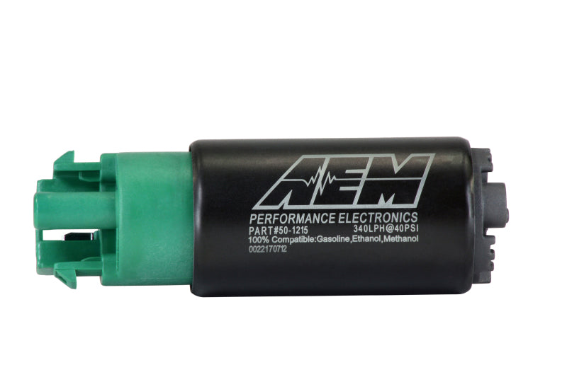 AEM 50-1215 340LPH 65mm Fuel Pump Kit w/ Mounting Hooks - Ethanol Compatible
