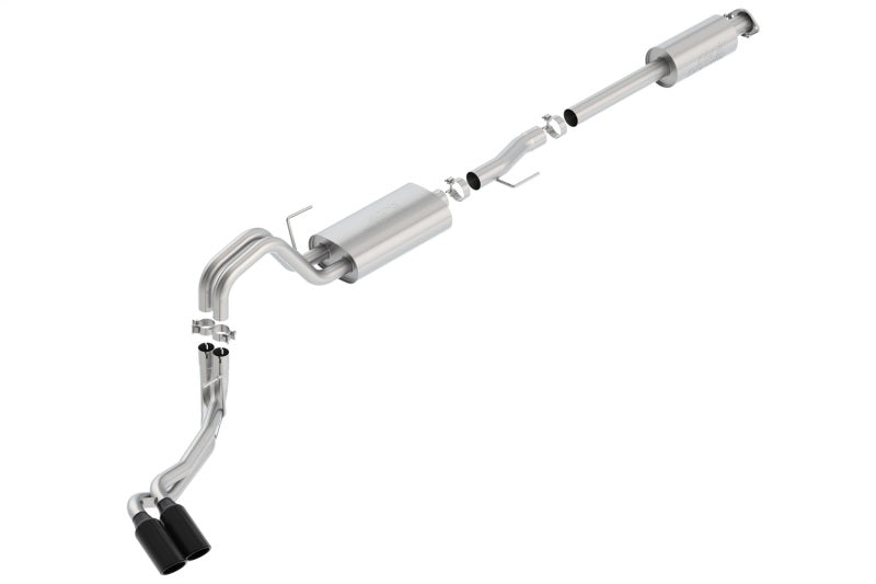 Borla 140618BC 15-17 F-150 2.7L/ 3.5L EcoBoost/ 5.0L V8 4in. Tip Side Exit S-type Exhaust Black Chrome