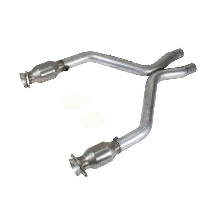 BBK 1461 11-14 Mustang 3.7 V6 Short Mid X Pipe With Catalytic Converters 2-1/2 For Long Tube Headers