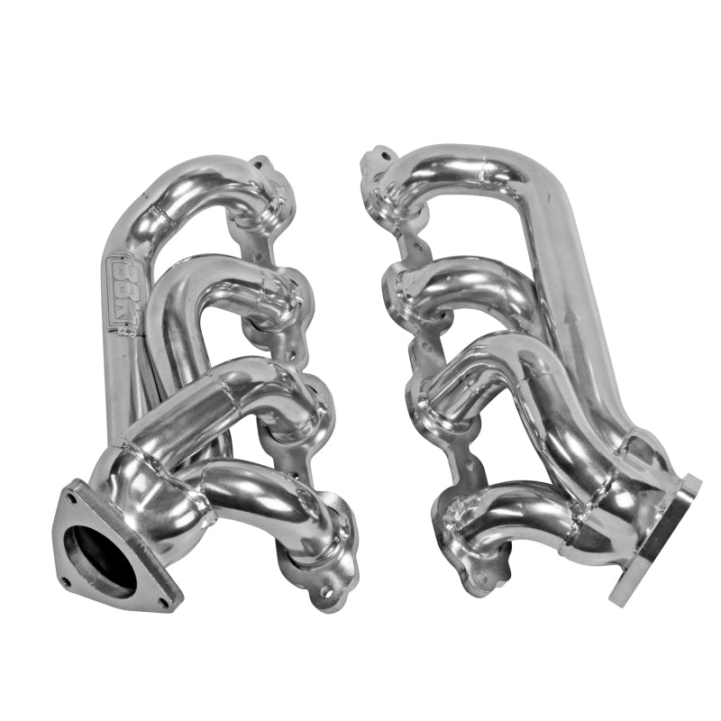 BBK 40470 14-18 GM Truck 5.3/6.2 1 3/4in Shorty Tuned Length Headers - Polished Silver Ceramic