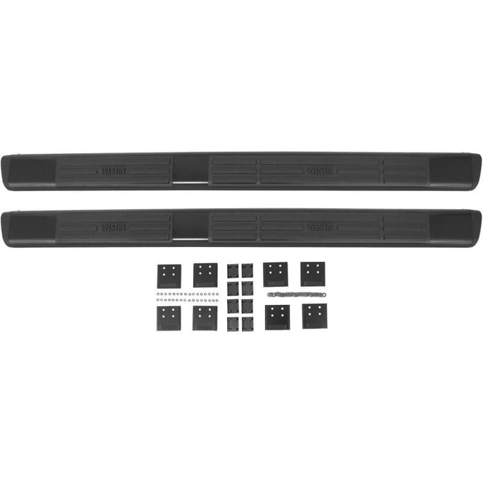 Westin 22-6025 Premier 6 in Oval Side Bar - Mild Steel 75 in - Black