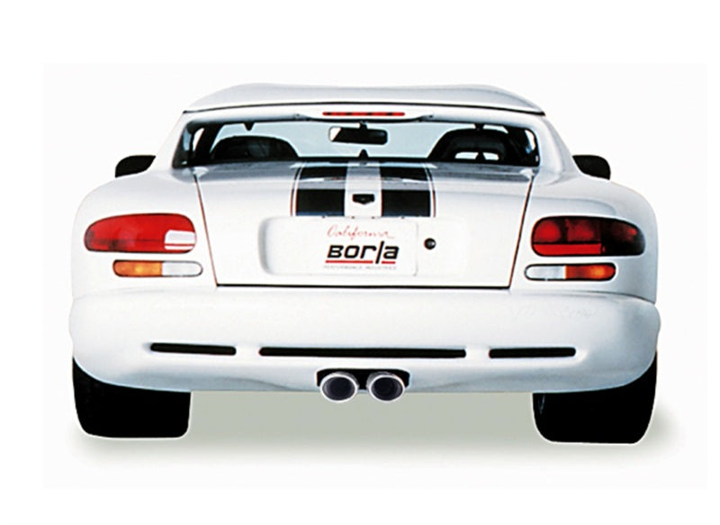 Borla 14663 96-02 Viper GTS/R/T-10 Coupe/Convertible 2dr w/ 2.5in Inlets SS Catback Exhaust System