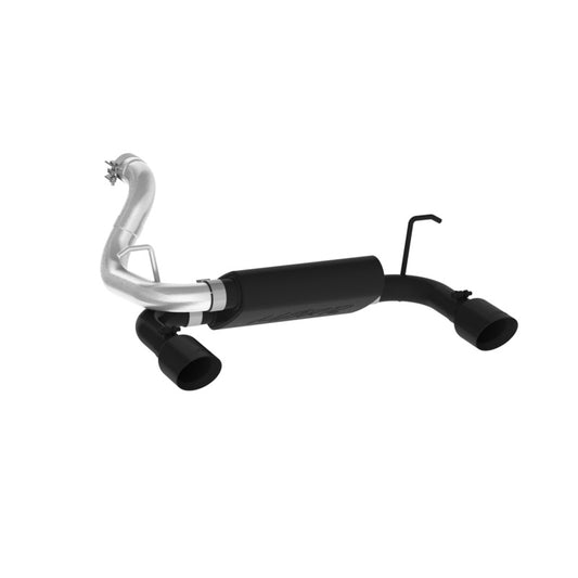 MBRP S5529BLK 2018+ Jeep Wrangler (JL) 3.6L V6 Dual Rear Exit Axle Back BLK Exhaust System