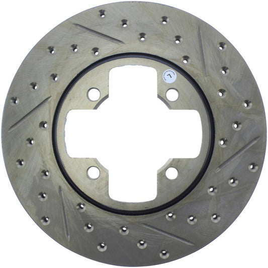 Stoptech 127.42005L StopTech Slotted & Drilled Sport Brake Rotor