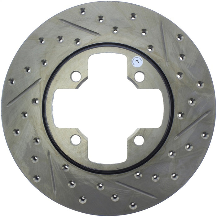 Stoptech 127.42005L StopTech Slotted & Drilled Sport Brake Rotor