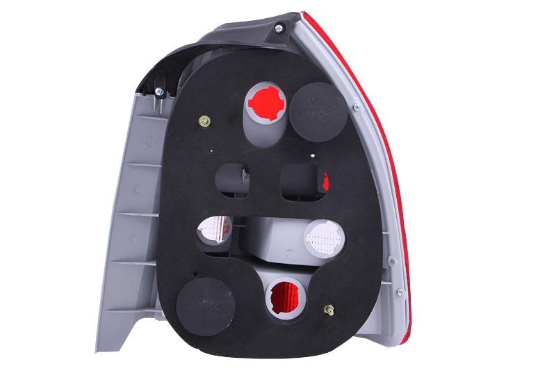 ANZO 221135 1996-2000 Honda Civic Taillights Red/Clear