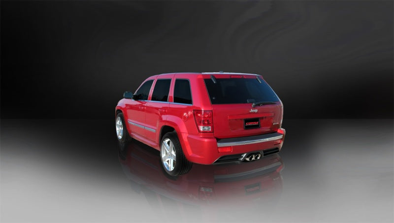CORSA Performance 14451 Corsa 2006-2010 Jeep Grand Cherokee 6.1L V8 Polished Sport Cat-Back Exhaust
