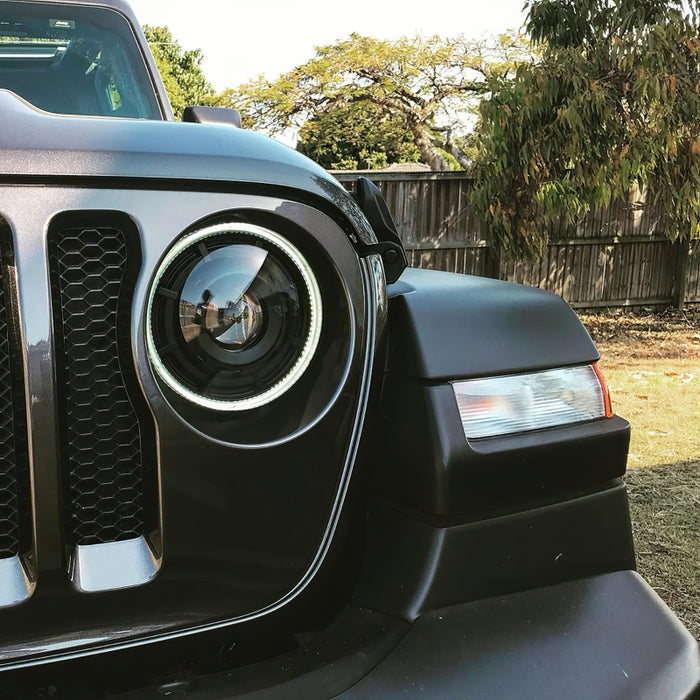 ORACLE Lighting 5839-504 Oracle Oculus Bi-LED Projector Headlights for Jeep JL/Gladiator JT - Matte Blk - 5500K