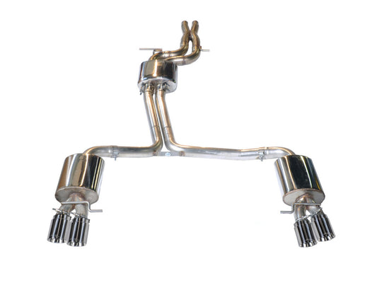 AWE Tuning 3010-42030 Audi B8.5 S5 3.0T Touring Edition Exhaust System - Polished Silver Tips (102mm)