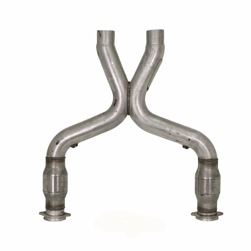 BBK 1658 11-14 Mustang 5.0 Short Mid X Pipe With Catalytic Converters 3.0 For Long Tube Headers