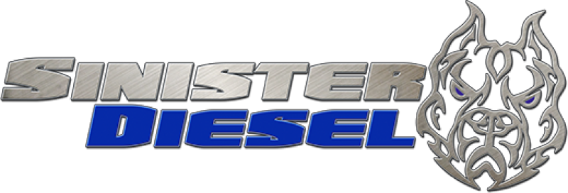 Sinister Diesel SD-5-6-BLK Universal Black Ceramic Coated Stainless Steel Exhaust Tip (5in to 6in)