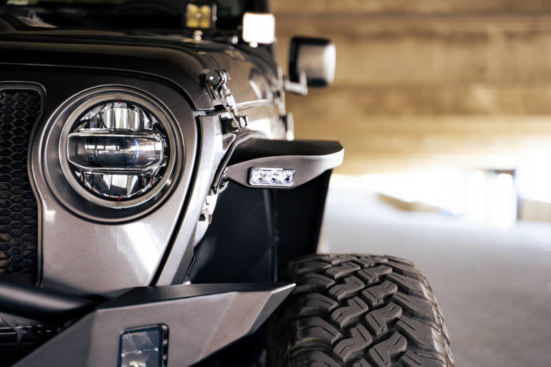 DV8 Offroad FDJL-07 18-23 Jeep Wrangler JL Slim Fender Flares