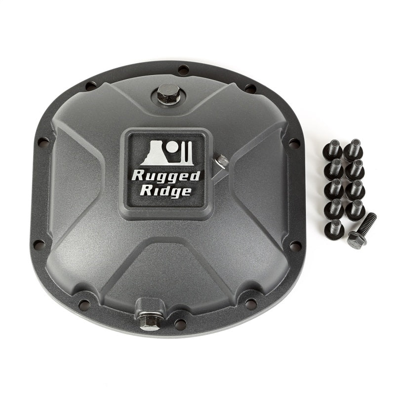 Rugged Ridge 16595.13 Boulder Aluminum Differential Cover Dana 30 Black