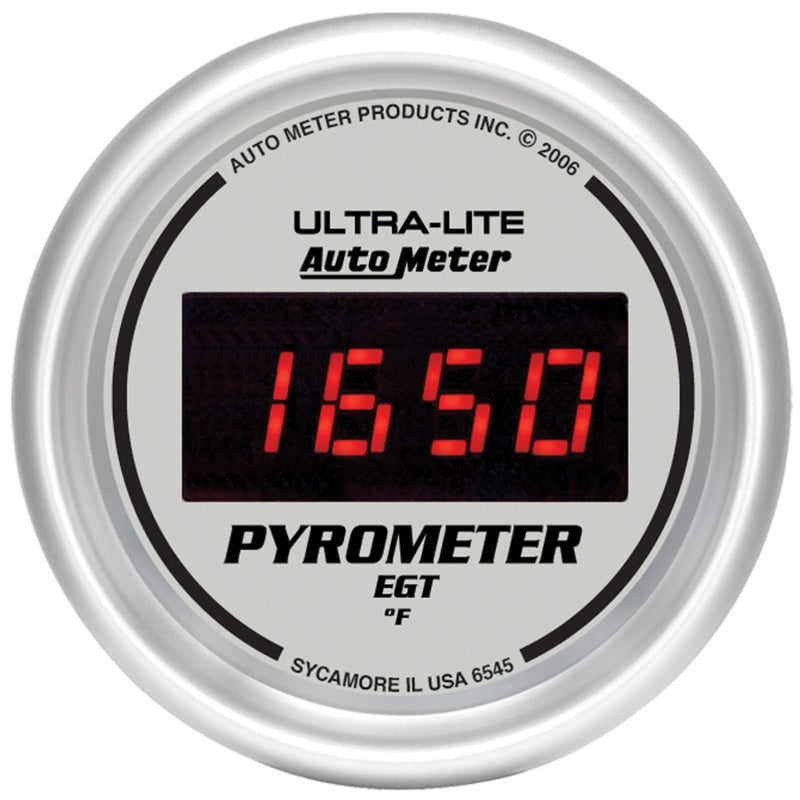 AutoMeter 6545 Autometer Ultra-Lite 52MM 0-2000 Degree Digital Pyrometer