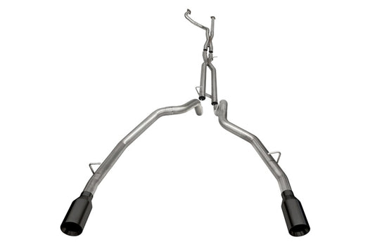 CORSA Performance 21190BPC Corsa 2021-2024 Dodge RAM TRX Crew Cab Baja Catback Exhaust Dual Rear Black Tip