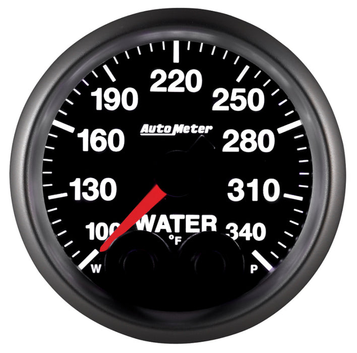 AutoMeter 5655 Autometer Elite 52mm 100-340 Deg F Water Temperature Peak and Warn Gauge w/ Electonic Control