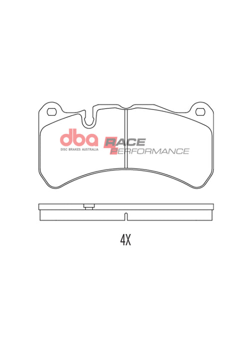DBA DB1845RP 13-14 Ford Mustang Shelby GT500 8 Cyl Front RP Performance Brake Pads