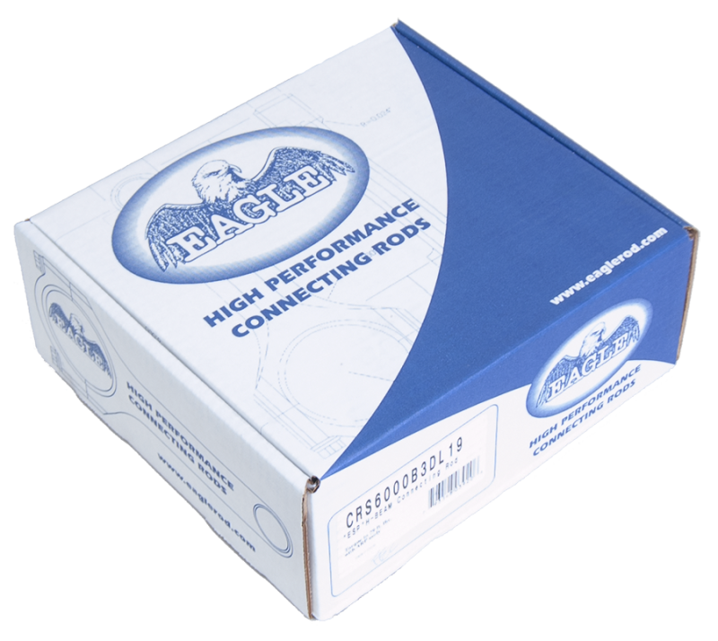 Eagle EAGCRS6000B3DL19 SBC 4340 Forged H-Beam Rods 6.000