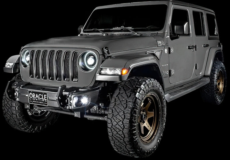 ORACLE Lighting 5853-504 Oracle Jeep Wrangler JL Smoked Lens LED Front Sidemarkers