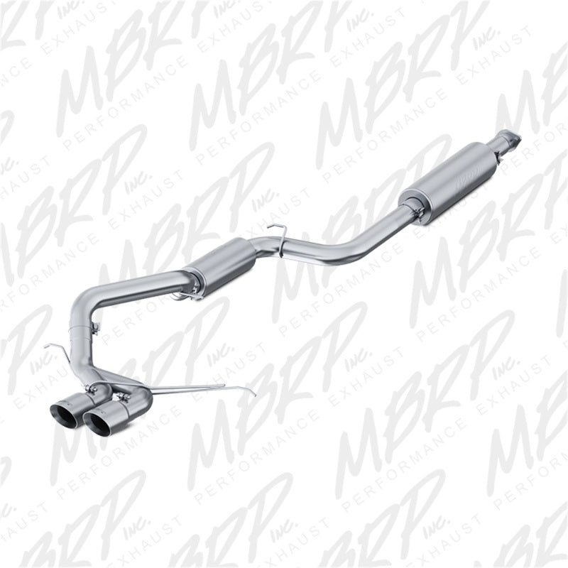 MBRP S4200AL 13-14 Ford Focus ST 2.0L EcoBoost Dual Center Outlet AL 3in Cat Back