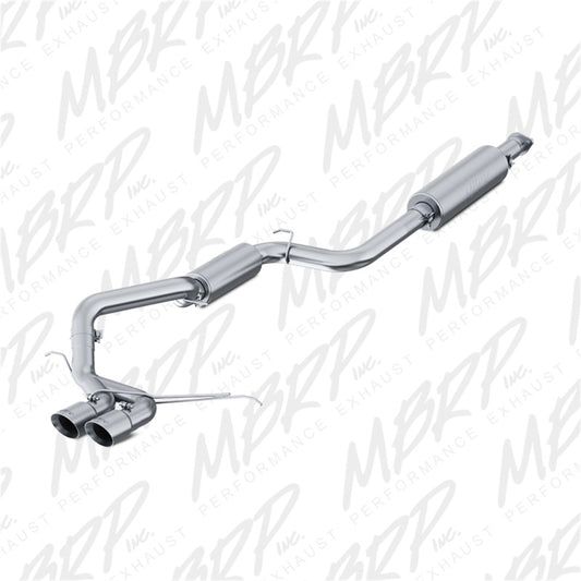MBRP S4200AL 13-14 Ford Focus ST 2.0L EcoBoost Dual Center Outlet AL 3in Cat Back