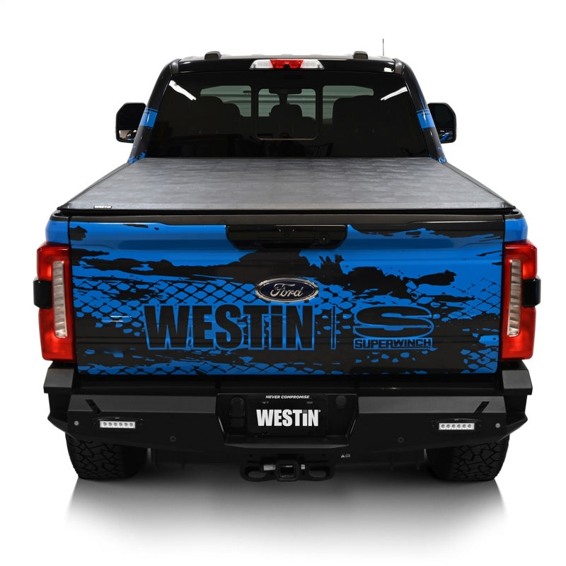Westin 19-11005 17-24 Ford F-250/350 Super Duty 6.75ft. Bed Soft Roll Tonneau Cover - Black